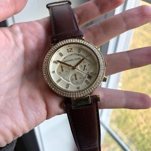 Michael Kors Leather Watch